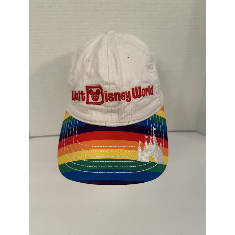 WDW (Walt Disney World) Castle Rainbow Baseball Cap -Adult